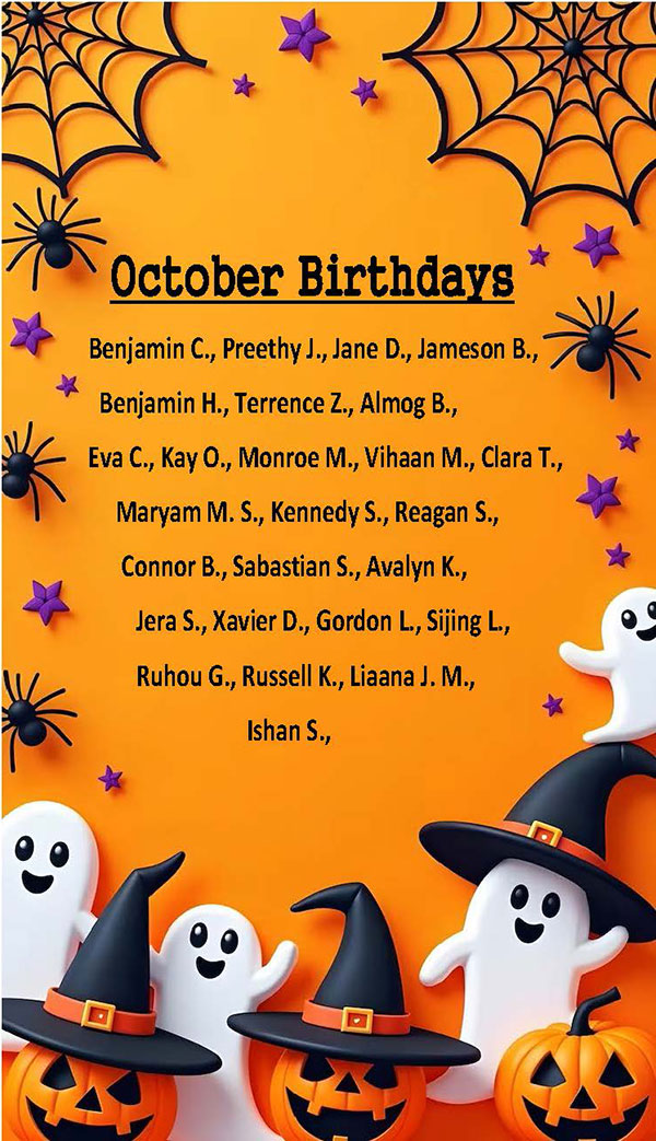 Birthdays in October 2025