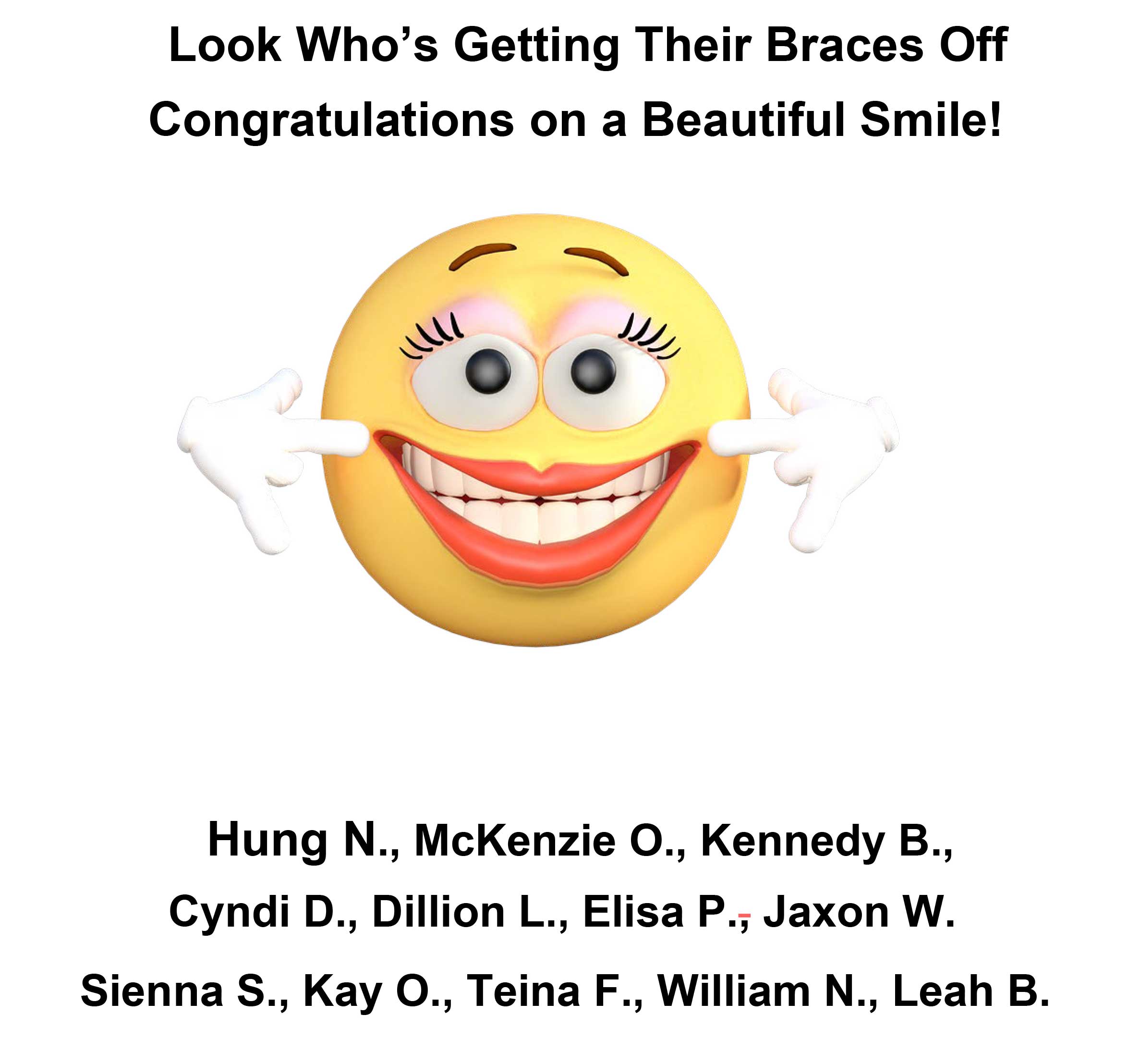 Look who is getting their Braces off in June 2026