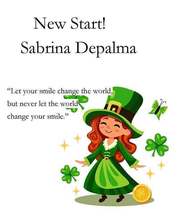 Welcome Sabrina in March 2026