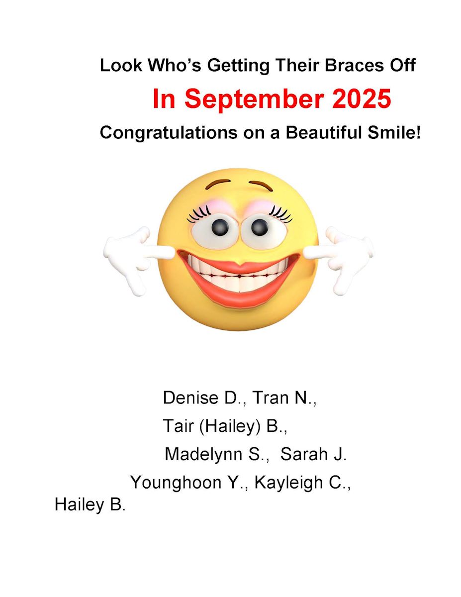 September 2025 Braces Off!