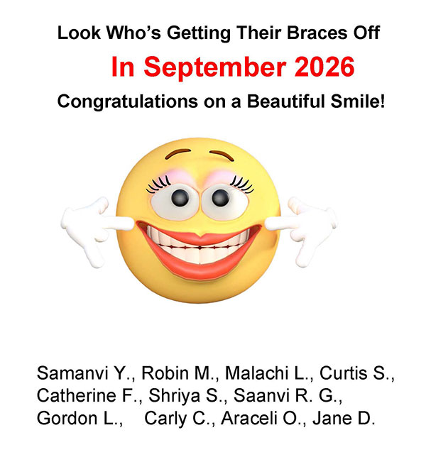 Braces Off in September 2026